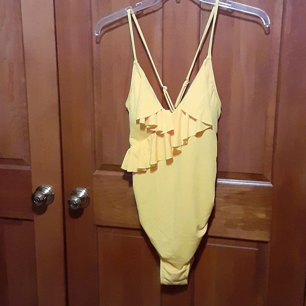 Maternity Ribbed 1 Piece Swimsuit